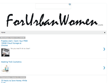 Tablet Screenshot of forurbanwomen.com
